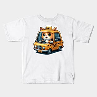 kitty the cabbie Kids T-Shirt